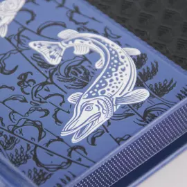 Подарочный набор "Дикий судак" с книгой "Большая книга русской рыбалки" и панно